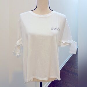 Zara White Womens Tee Shirt/Blouse Combo NWOT SZ S